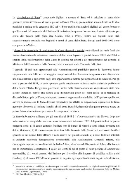 Il debito pubblico italiano dall'Unita' - Banca d'Italia