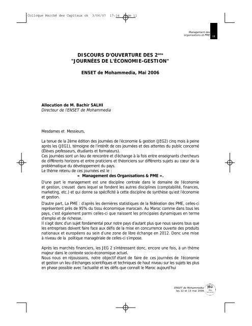 Actes des JEG2 - Index of - ENSET