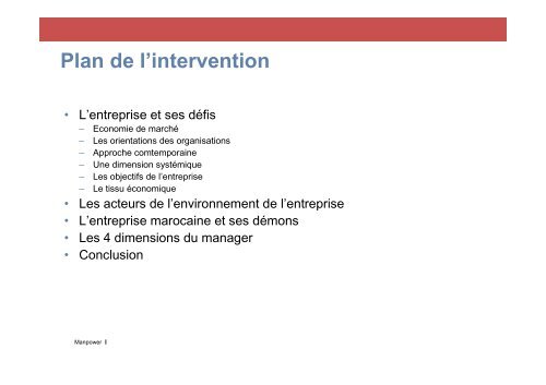 Former des manager : Une utopie? - ENSET