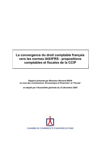 La convergence du droit comptable franÃ§ais vers les normes IAS/IFRS