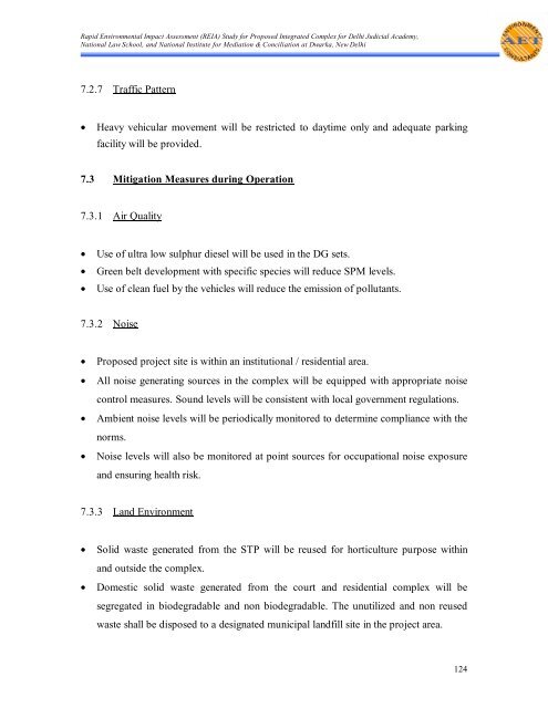 proposed integrated complex for delhi judicial academy