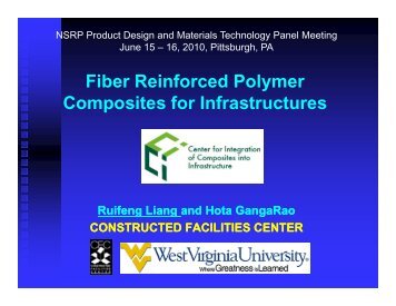 Fiber Reinforced Polymer Composites for Infrastructures - NSRP