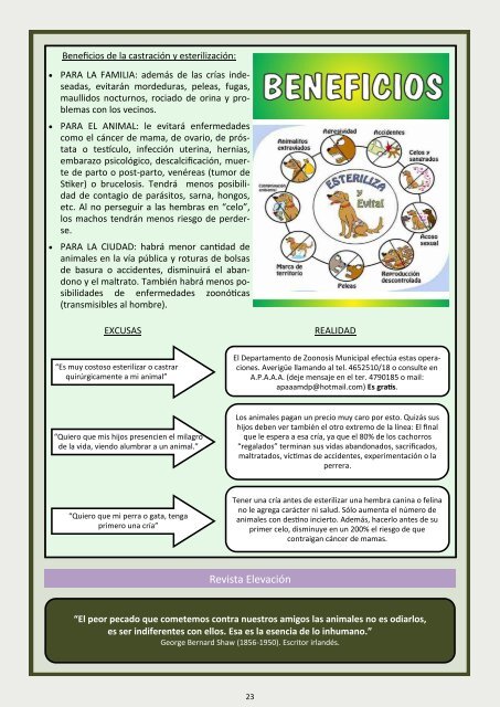 Revista Elevación Nº8, Abril 2015, 2ª Quincena.