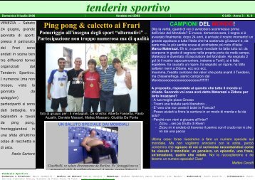 tenderin sportivo