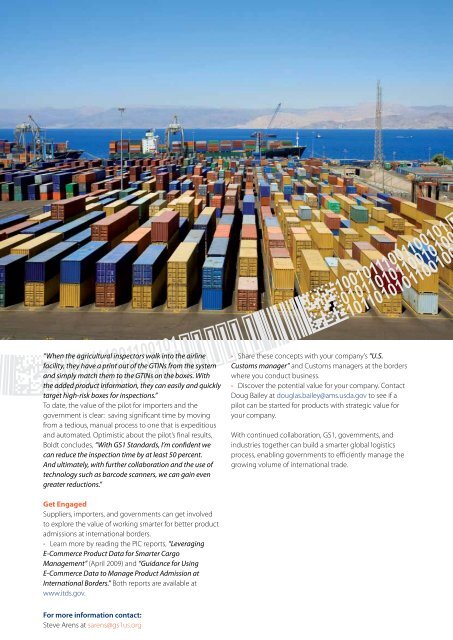 GS1 StandardS in tranSport, LoGiSticS and cuStomS - GS1 Slovakia