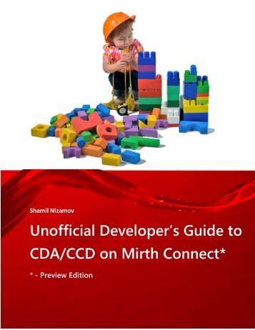 Unofficial Developer’s Guide to CDA/CCD on Mirth Connect