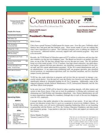 Communicator - Torrance Council of PTAs