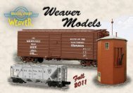 Click Here To View Our Fall 2011 Catalog - Weaver Models