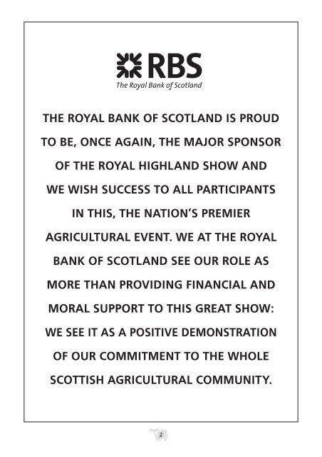 rhs horse.qxd - Royal Highland Show