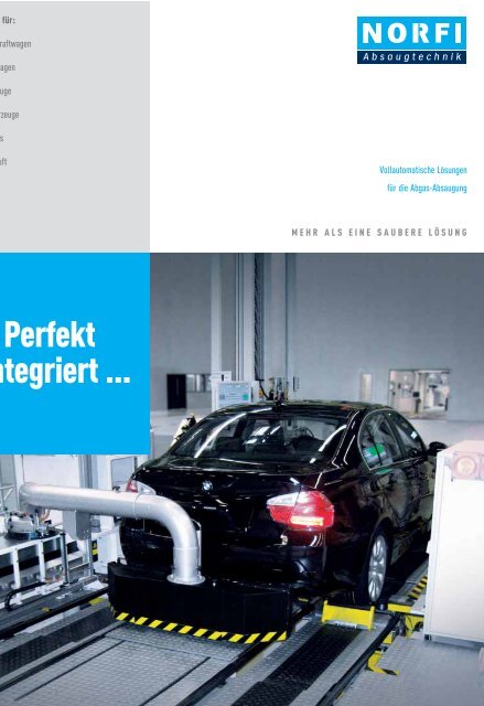 Perfekt integriert ... - Norfi-Absaugtechnik Gmbh