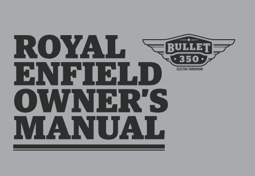 Download Owner's manual - Royal Enfield