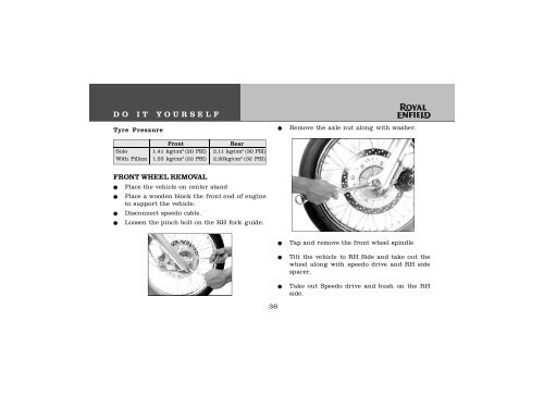 Download Owner's manual - Royal Enfield