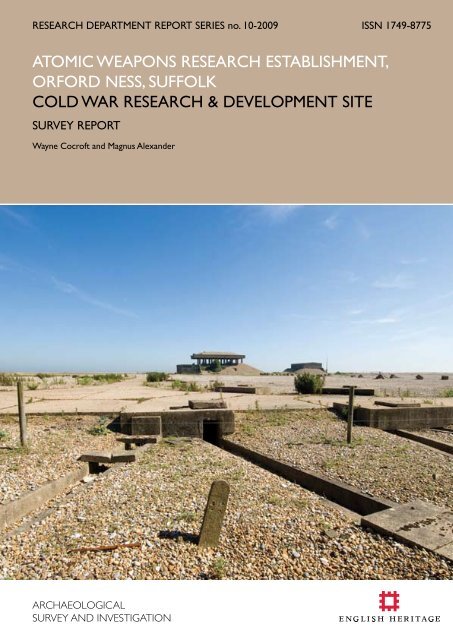 Atomic Weapons Research Establishment. Orford ... - English Heritage