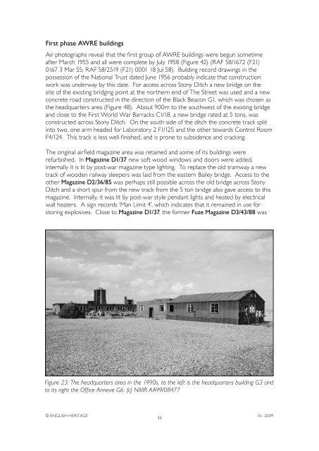 Atomic Weapons Research Establishment. Orford ... - English Heritage