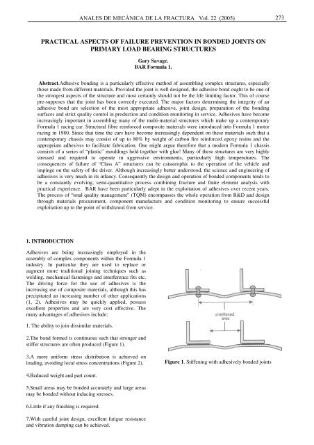 practical aspects of failure prevention in bonded joints on primary ...