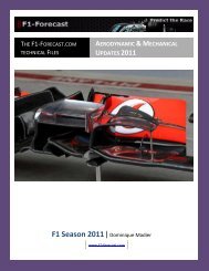 Aerodynamic & Mechanical Updates 2011 - F1-Forecast