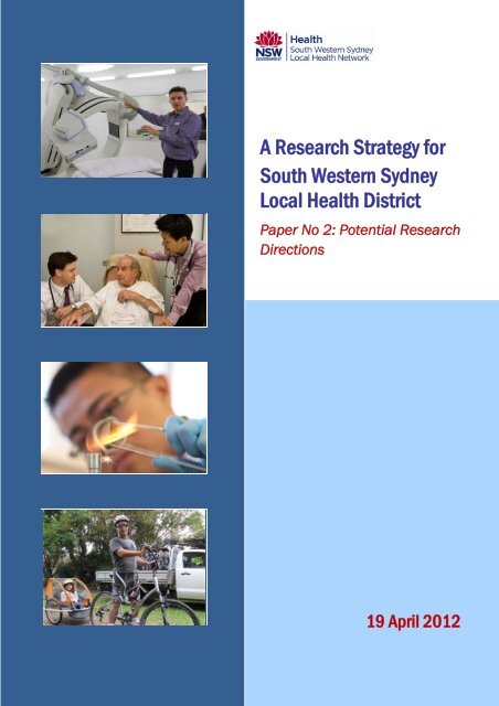 A Research Strategy for South Western Sydney Local Health District