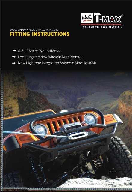 FITTING INSTRUCTIONS - Westin Automotive