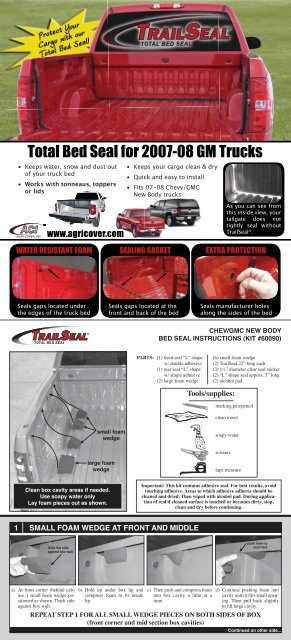 TrailSeal Total Bed Seal Installation Instructions - RealTruck.com