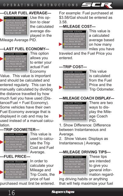 Superchips Redline Users Manual - RealTruck.com