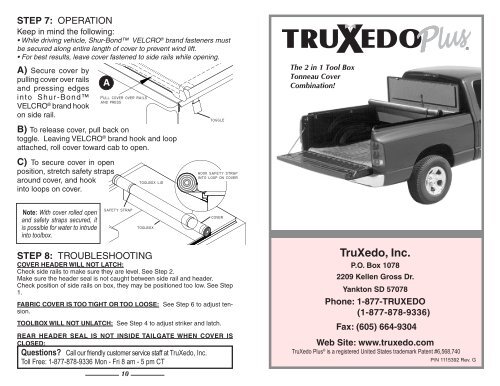 Truxedoplus Toolbox Tonneau Cover Installation Realtruck Com