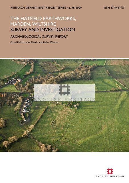 survey and investigation - English Heritage