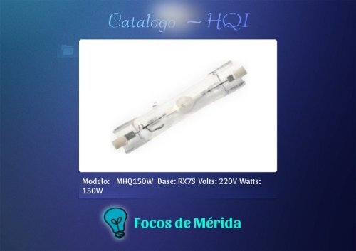 Catalogo HQI