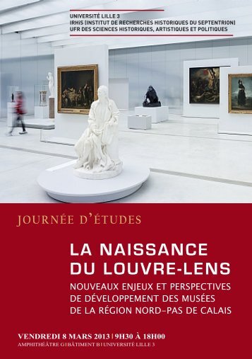 LA NAISSANCE DU LOUVRE-LENS - Musenor