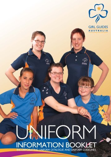 Uniform Information Booklet - Girl Guides Australia