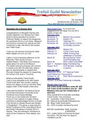 Trefoil Guild Newsletter - Guides Victoria