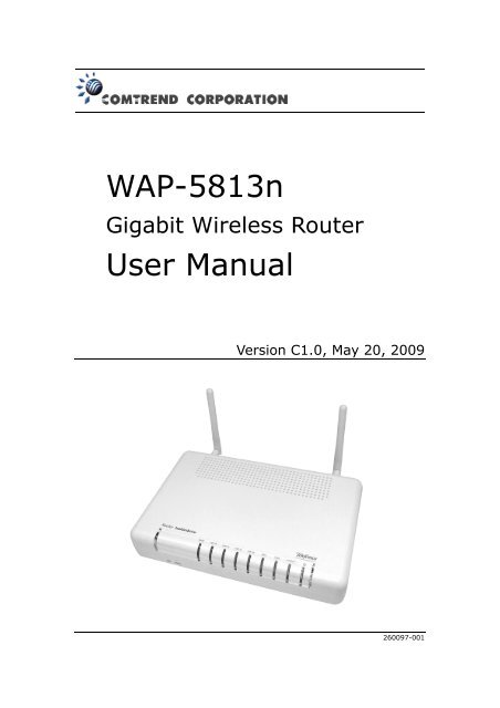 WAP-5813n User Manual - Movistar