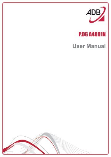 P.DG A4001N User Manual - Movistar