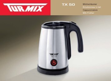 Milchschäumer Emulsionneur à lait Cappuccinatore Milk ... - Turmix