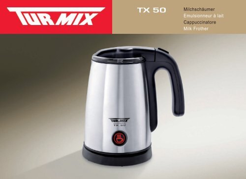 Milchschäumer Emulsionneur à lait Cappuccinatore Milk ... - Turmix