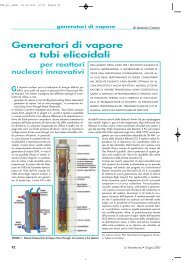 Generatori di vapore a tubi elicoidali - La Termotecnica