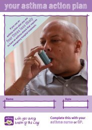 Download a digital copy of the Your Asthma Action Plan - Asthma UK