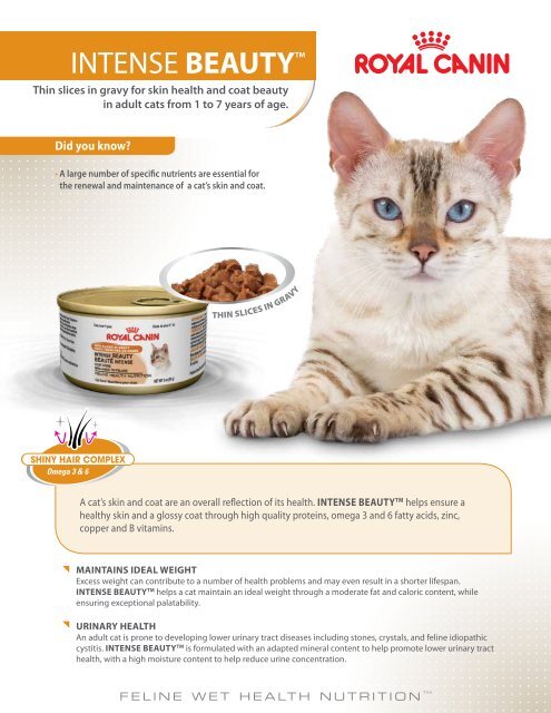 Royal canin intense clearance beauty