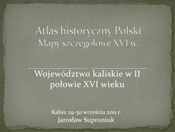 Atlas historyczny Polski