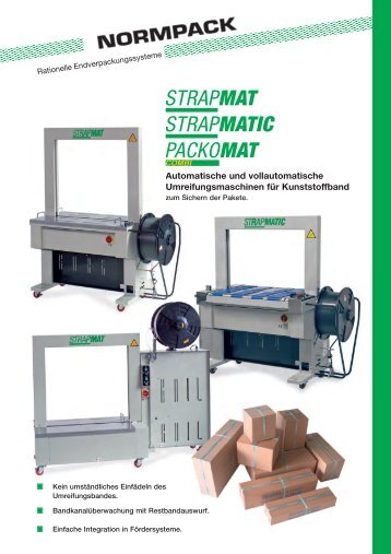 STRAPMAT u PACKOMAT:StrapMAT IC PackoMAT - Normpack GmbH