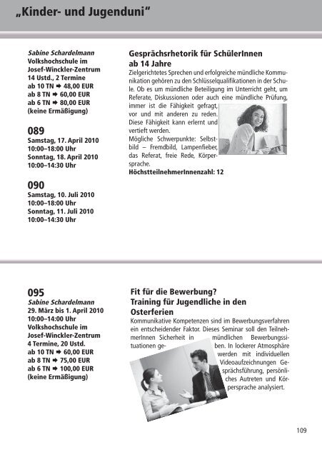 Programm 2010 - VHS Rheine