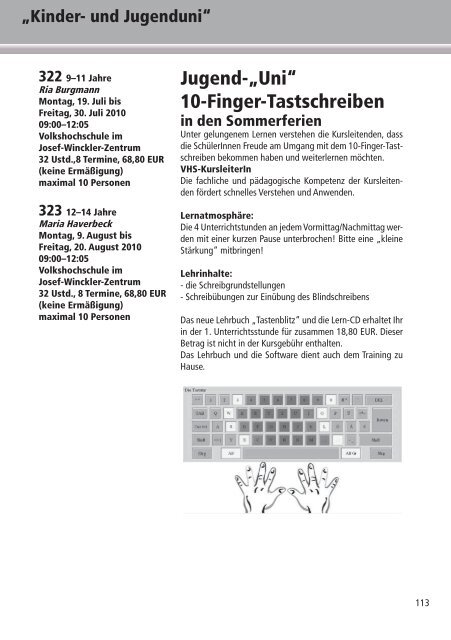 Programm 2010 - VHS Rheine