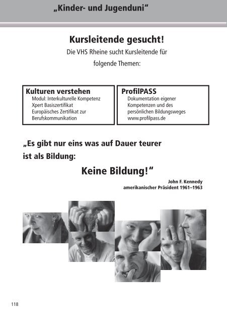 Programm 2010 - VHS Rheine