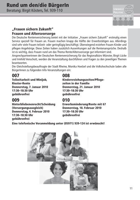 Programm 2010 - VHS Rheine