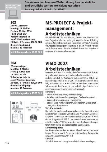 Programm 2010 - VHS Rheine