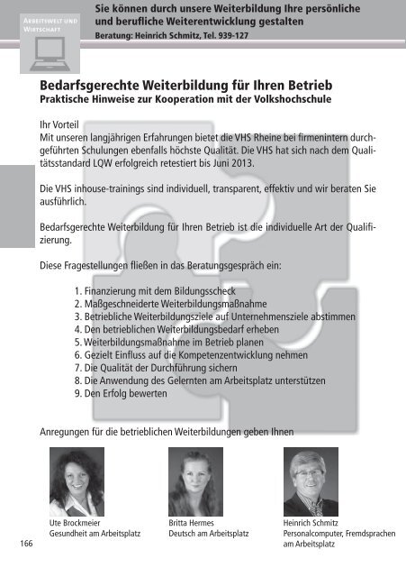 Programm 2010 - VHS Rheine