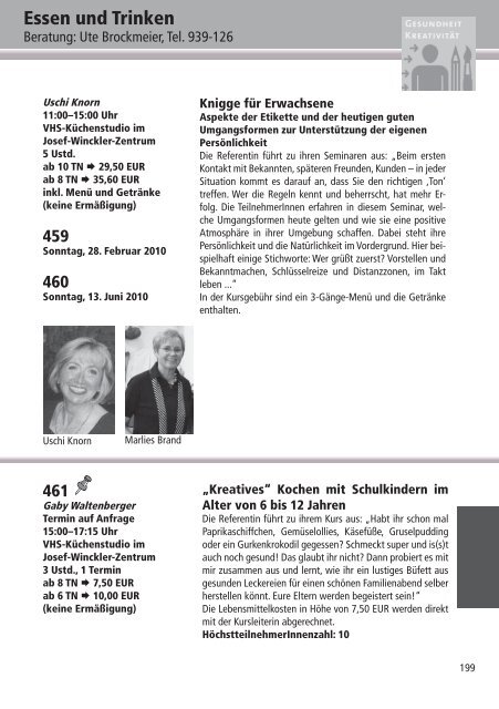 Programm 2010 - VHS Rheine