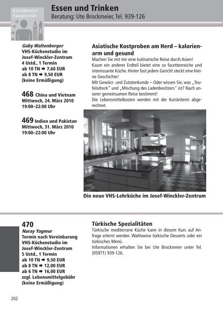 Programm 2010 - VHS Rheine