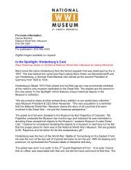 In the Spotlight: Hindenburg's Coat - National World War I Museum ...