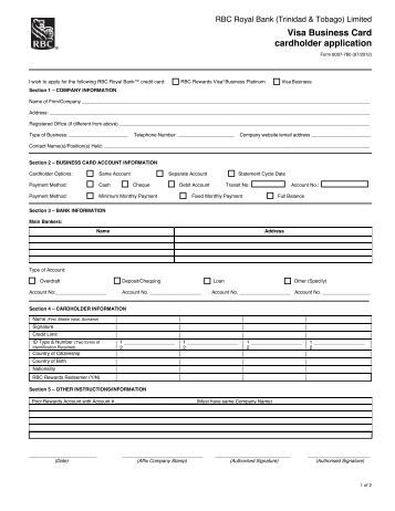 rent application form