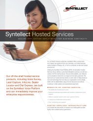 Hosted Services 060508 - Syntellect